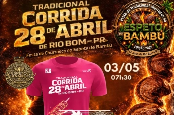 Tradição, esporte e comemoração: Corrida de 28 de Abril movimenta Rio Bom no aniversário de 62 anos