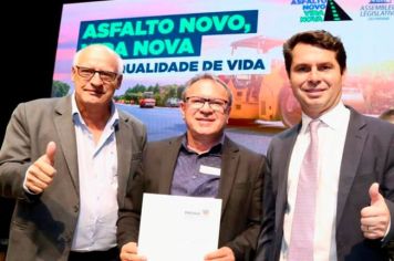 Prefeitura garante asfalto para todas as ruas de Rio Bom