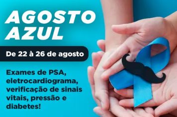 Saúde de Rio Bom lança a Campanha Agosto Azul