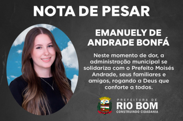Nota de Pesar, Emanuely de Andrade Bonfá