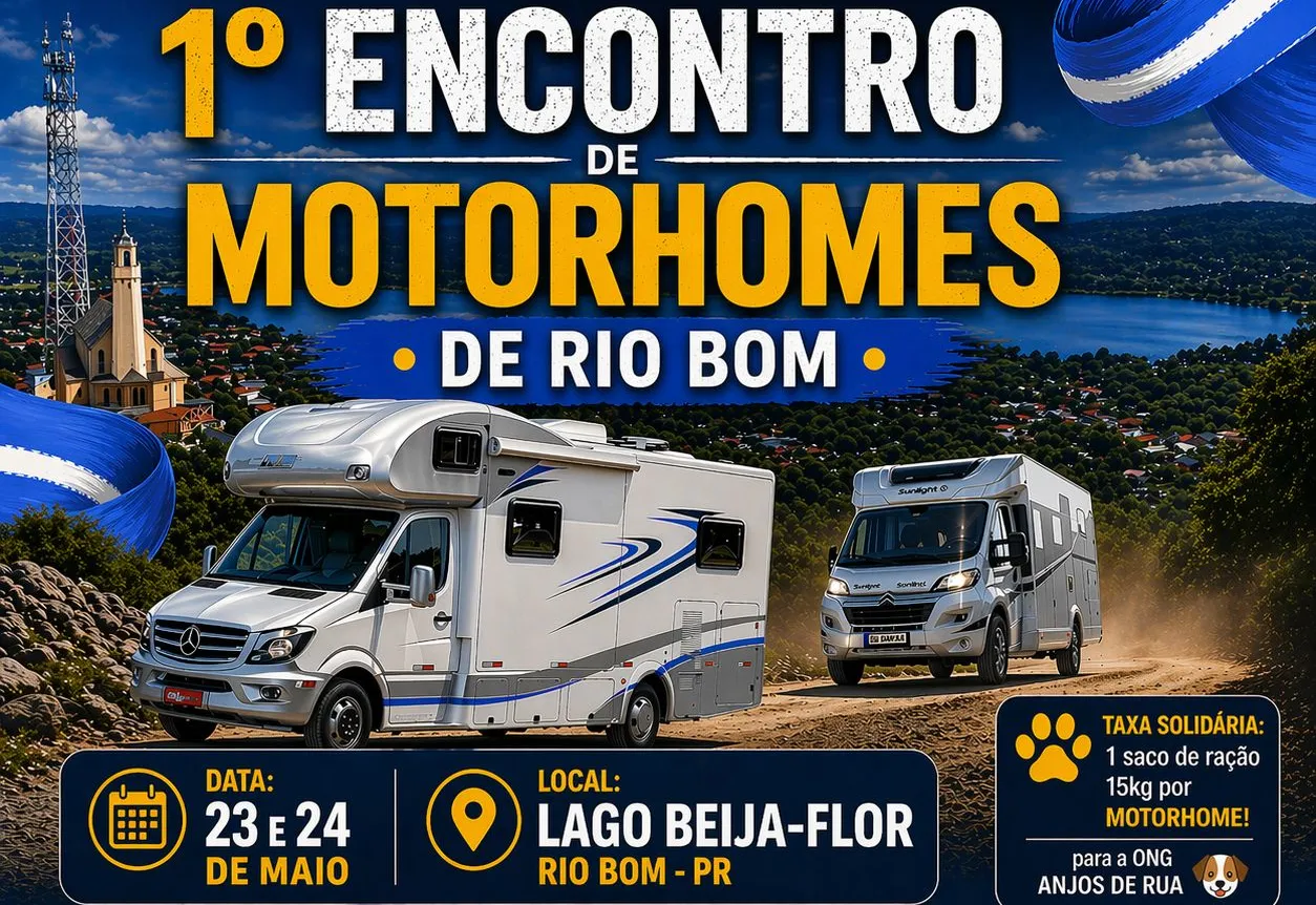 Vem aí o 1º Encontro de Motorhomes de Rio Bom