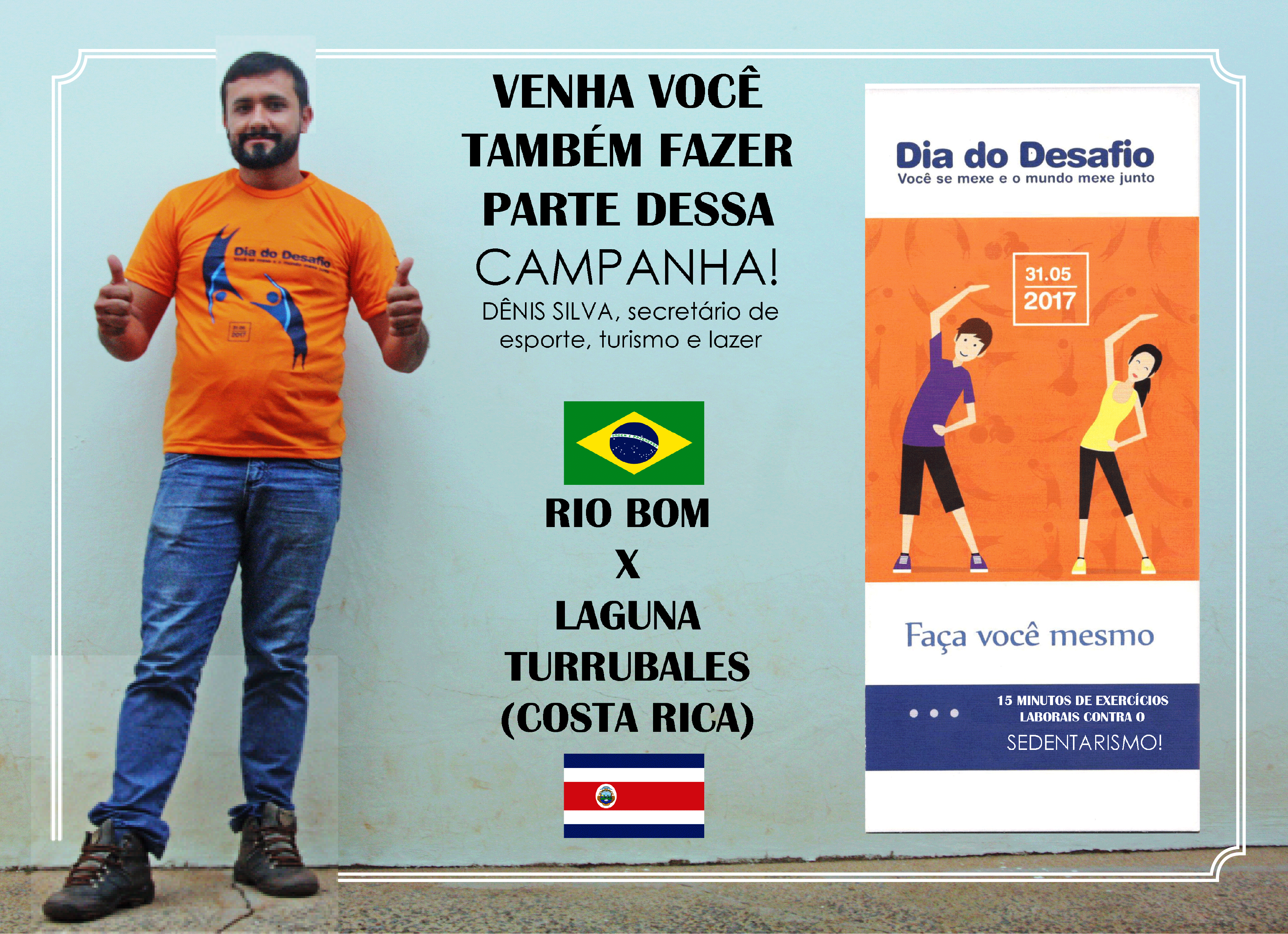 Rio Bom se prepara para enfrentar a cidade costarriquenha de Laguna Turrubales