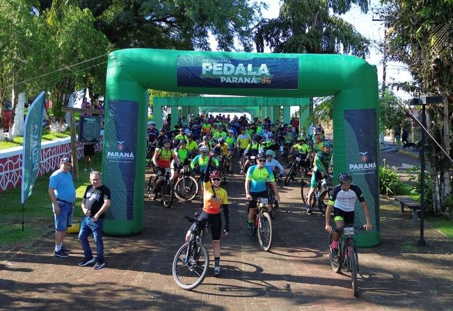 Programa Pedala Paraná oficializa ciclorrota em Rio Bom