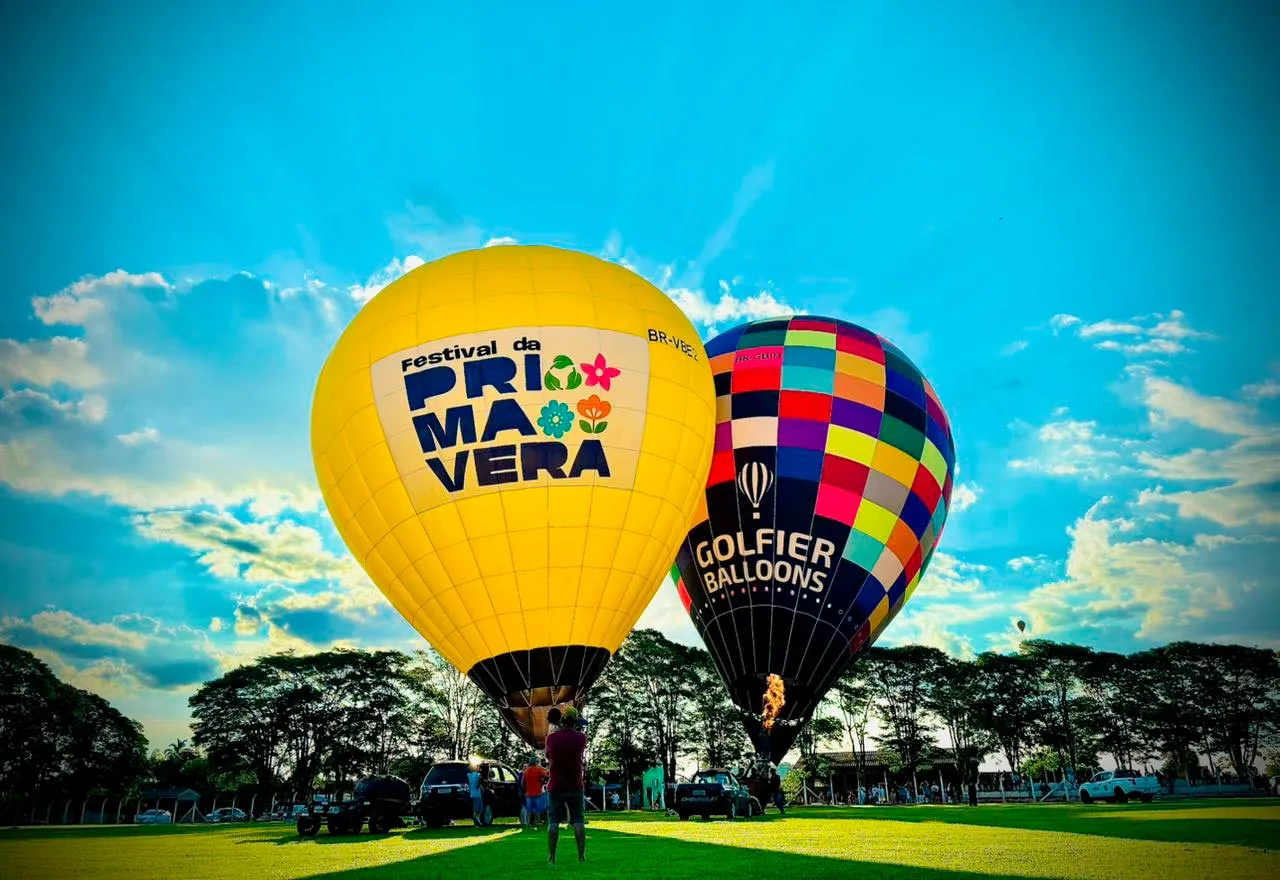 1º Festival de Balonismo para as ruas de Rio Bom e encanta moradores e visitantes