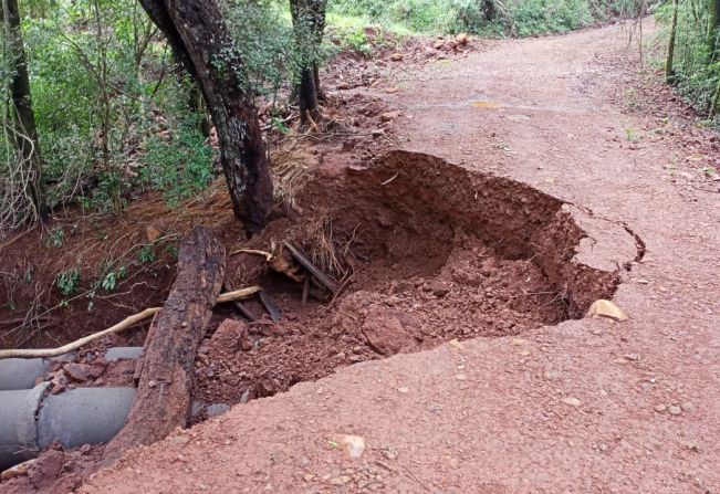 Rio Bom decreta situação de emergência após fortes chuvas atingirem o município